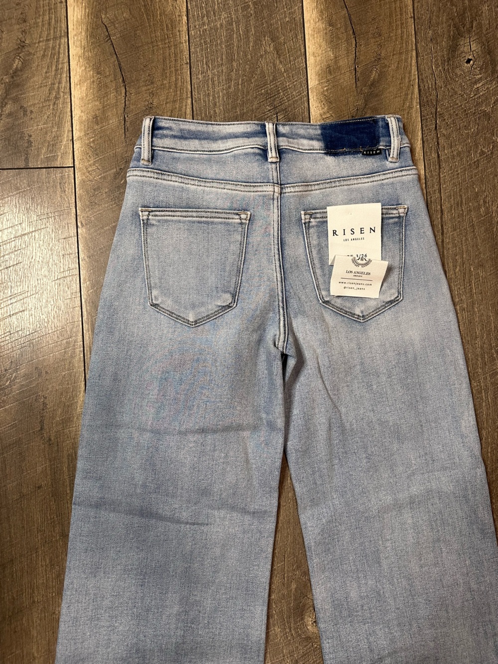 Risen Hi Rise Wide Leg Jeans - Picture 8 of 8